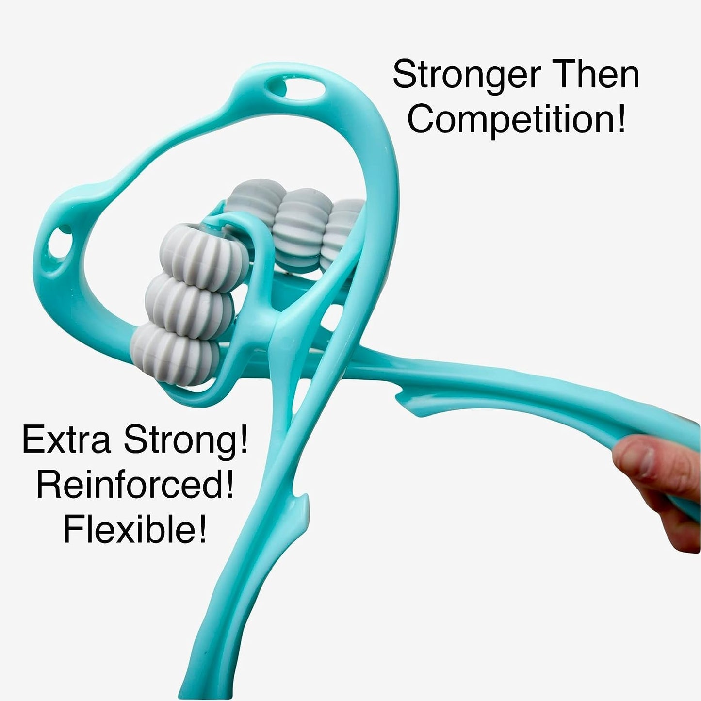 6 Wheel Roller Balls Massager, Lightweight and Portable for Waist, Shoulder, Neck