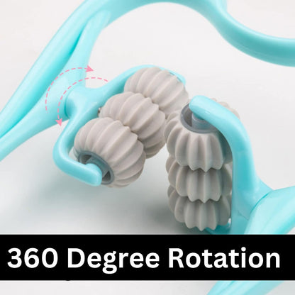 6 Wheel Roller Balls Massager, Lightweight and Portable for Waist, Shoulder, Neck